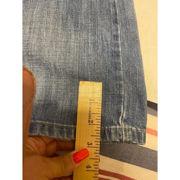 Levis 505 Jeans Men's  Straight leg Zip Fly Blue Denim 36X32 TINY FLAWS - Picture 15 of 16